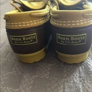 L.L. Bean | Shoes | Ll Bean Brown And Yellow Boots For  display picture 3